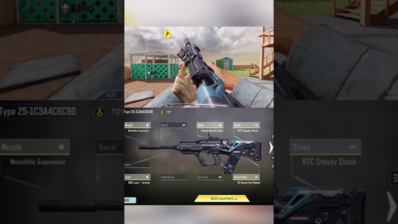 BUFFED TYPE 25 GUNSMITH | TYPE 25 BUILD CODM 