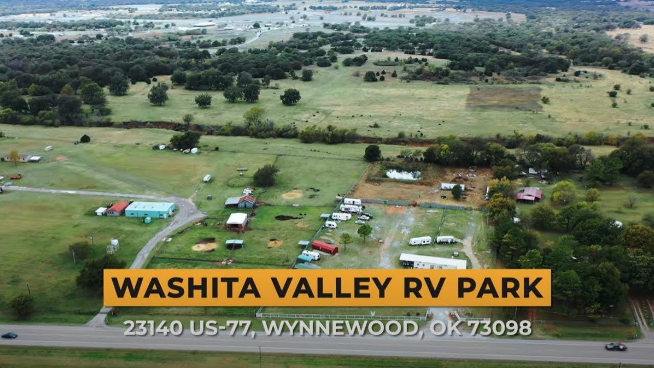 FOR SALE Washita Valley RV Park 23140 US77 Wynnewood, OK YouTube