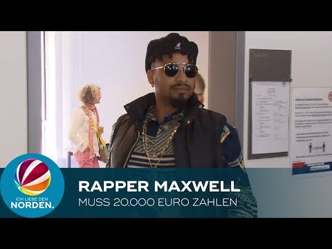 Drogen und Waffen: Rapper Maxwell muss 20.000 Euro Strafe zahlen
