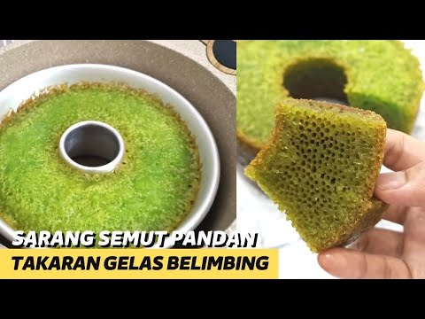 Resep Kue Sarang Semut Pandan Kukus