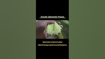 The Extrusion And Spheronization Process In Pharmaceuticals