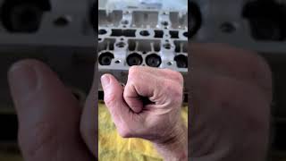 Easy way to install valve stem keepers on W124 Mercedes M104