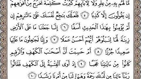 سورة الكهف للشيخ ماهر المعيقلي من الآية ١ الى الآية ١٦