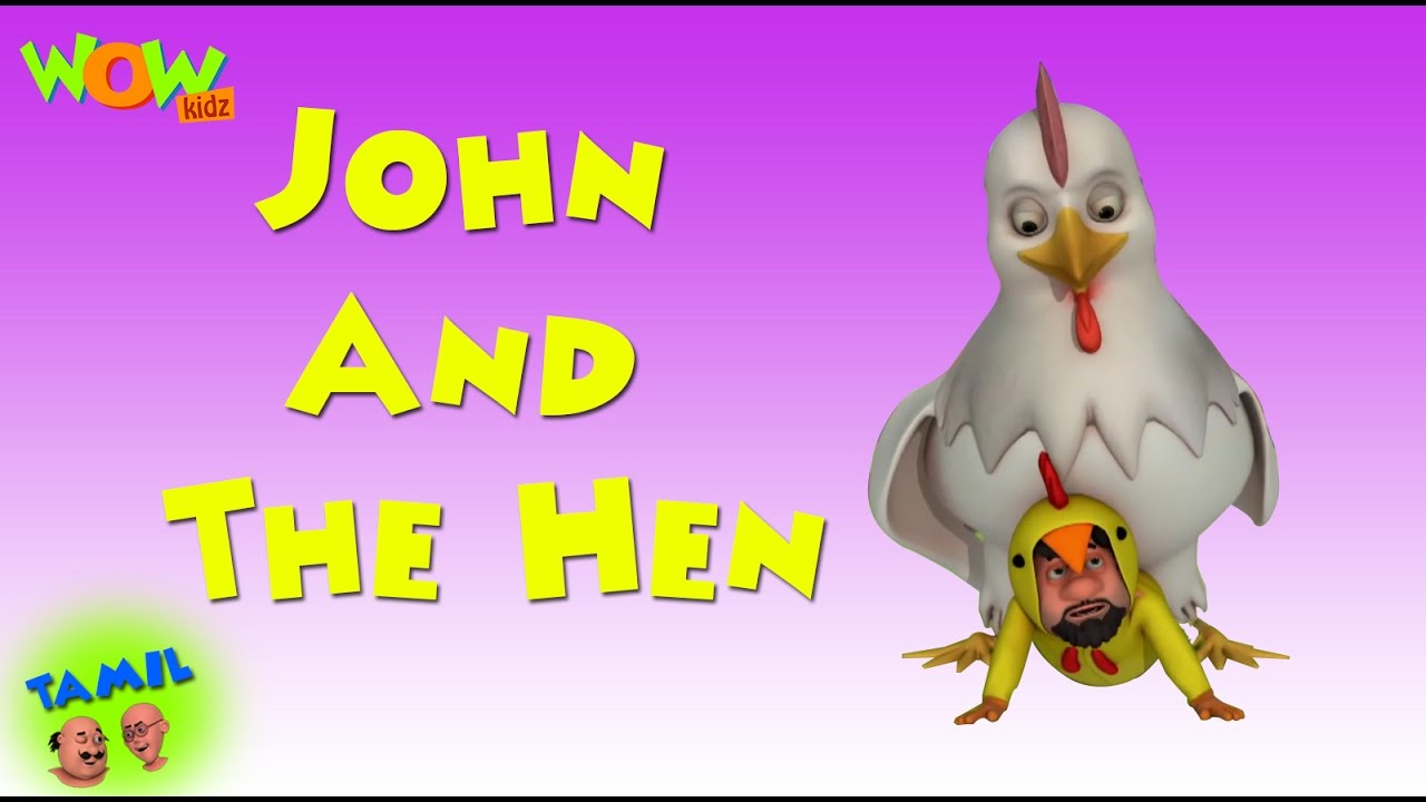 John And The Hen   Motu Patlu in Tamil   3D    As seen on Nickelodeon