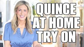 Quince At Home Try On Pre-Fall Outfits Fashion For Women