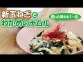 【最強おかず】ご飯が止まらない！新玉ねぎとわかめのナムルの作り方