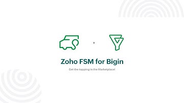 Introducing the Zoho FSM topping for Bigin!