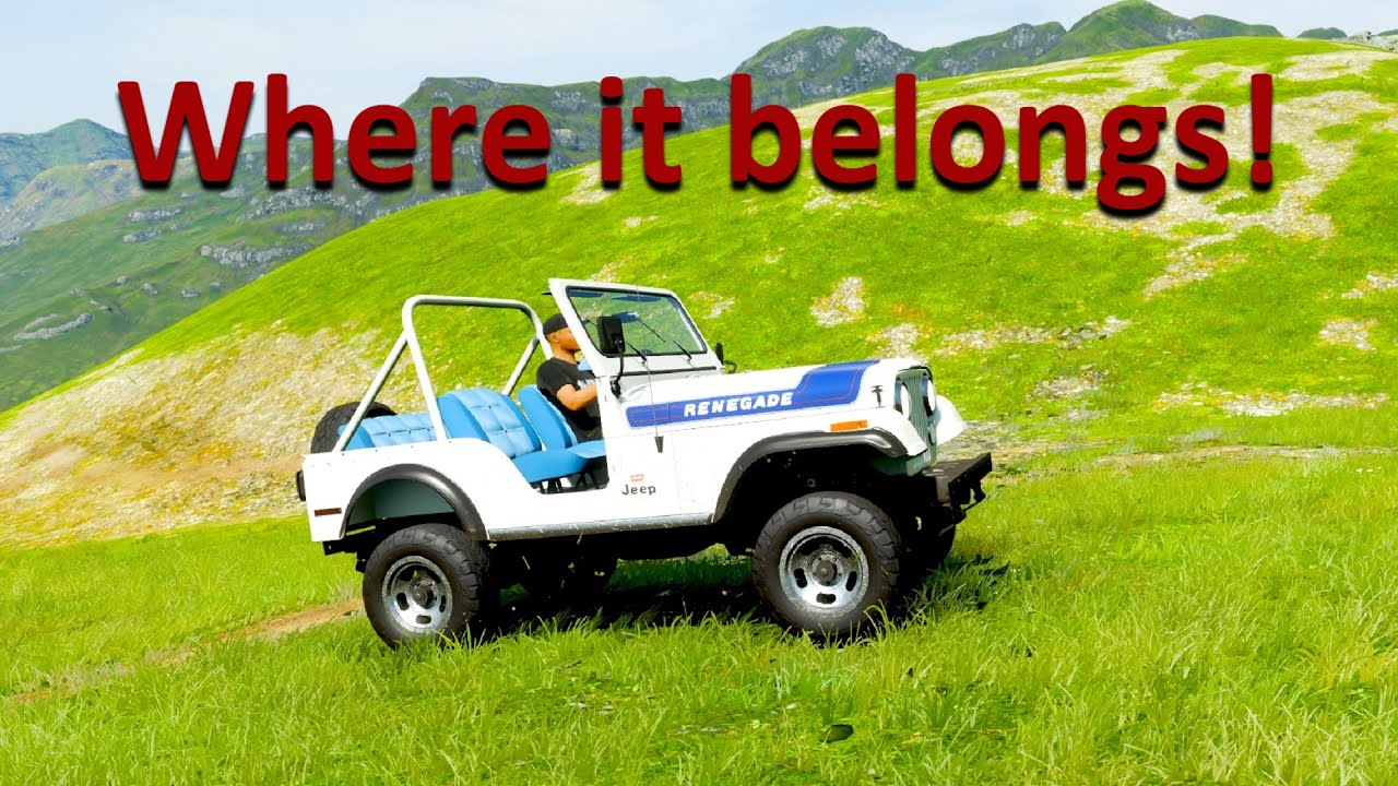 This is where this car was meant to go FH4 Wheelspin Rally Build