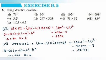 6 Q Ex 9.5 Chapter 9 Class 8 math- Algebraic expression and identities | Axiom 1729 | NCERT Class 8