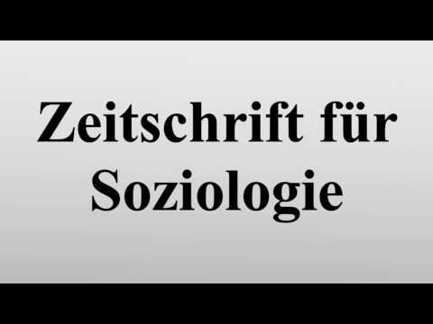 Zeitschrift für Soziologie