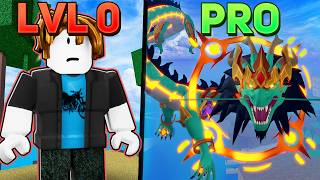 Noob To Pro With Dragon Fruit In Blox Fruits...