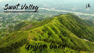 4K Un Discover Place In Swat Gujjar Bandh Majestic Mountain Full Greenery Aerial Footages