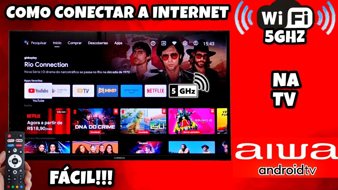 COMO CONECTAR O WIFI 5GHZ NA TV AIWA ANDROID | 2025 - YouTube