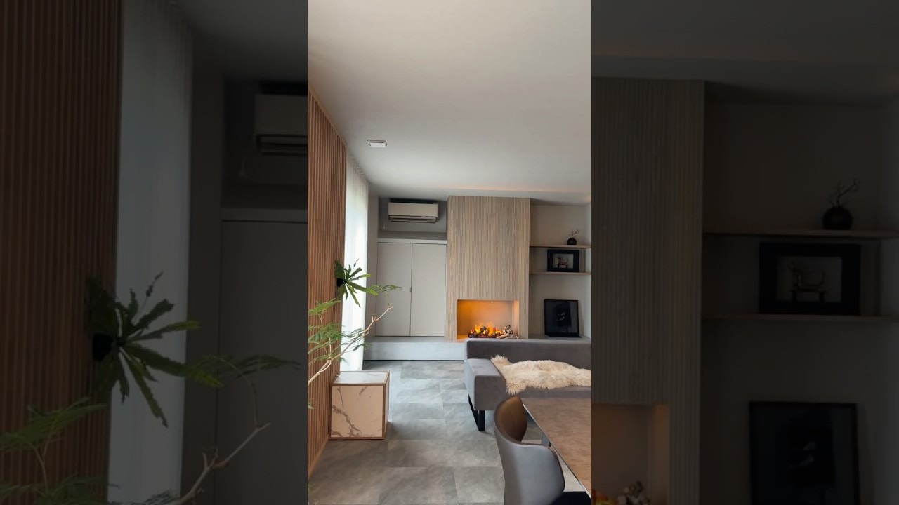 心までほどける住まい。暖炉のぬくもりと、やわらかな光と色。｜大阪豊中、箕面のお家づくりなら、ひかり工務店。 #注文住宅 #マイホーム#ルームツアー #大阪工務店