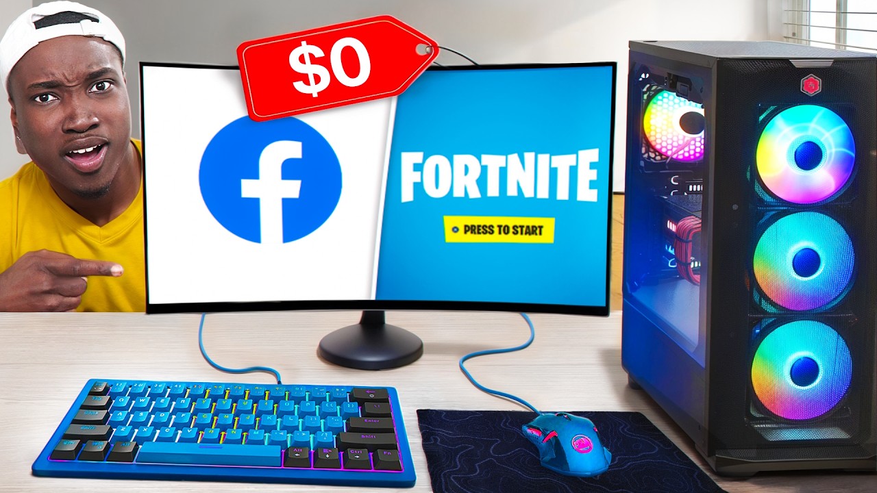 Building A Gaming Setup Using ONLY Facebook Marketplace