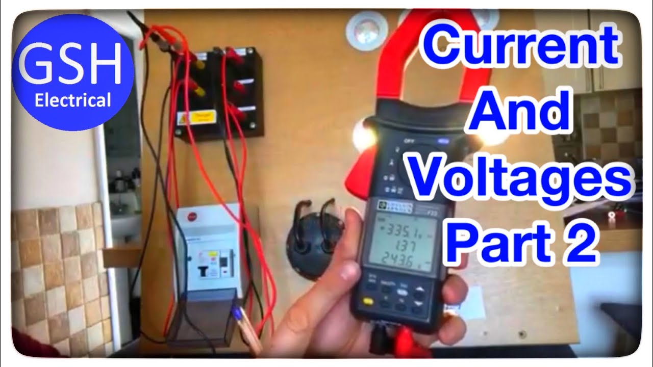 How to Measure & Calculating Current and Voltage in a Circuit Fed via a ...