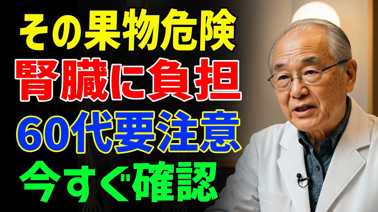 60代以上必見 腎臓に負担をかける果物4つ 腎臓を守ると注目の果物4つ - シニアライフ健康