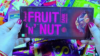 Food Theory:Lots of Candies,Cadbury Chocolate Unboxing ASMR,Fruit and nut