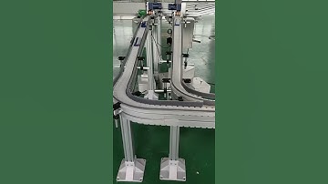 flex link chain conveyor testing in factory
