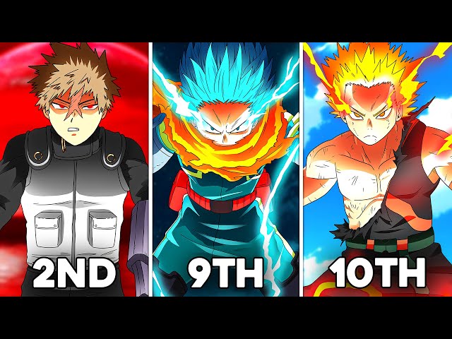 All 10 One For All Users Explained! (my hero academia) class=