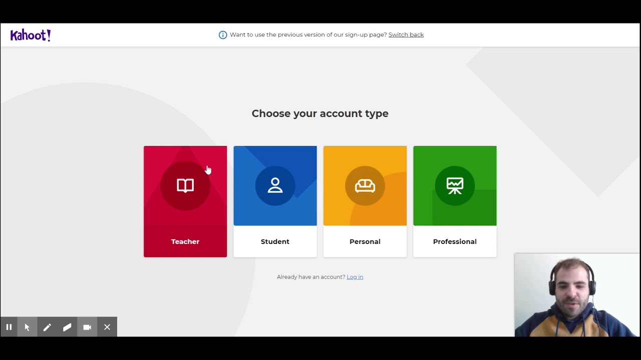 Kahoot V deo 1 Como Criar Uma Conta No Kahoot YouTube