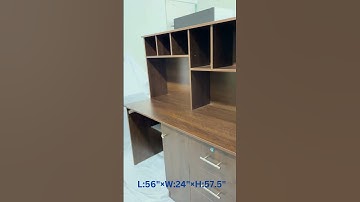 Finext Mart Computer Desk with Hutch #furniture #computertable #officetable