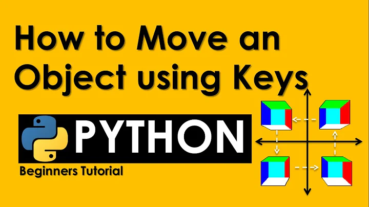 HOW TO MOVE AN OBJECT IN PYTHON OPENGL USING KEYS | PYTHON TUTORIAL