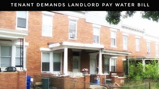 Tenant Demands Landlord Pay Water Bill After Leak Costs Them Hundreds Of Dollars