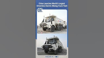 China Launches 100 Driverless Electric Mining Trucks | Powered by Huawei