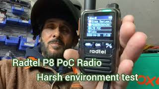 Radtel P8 PoC Radio Harsh Environment test @M0YKSHamRadio