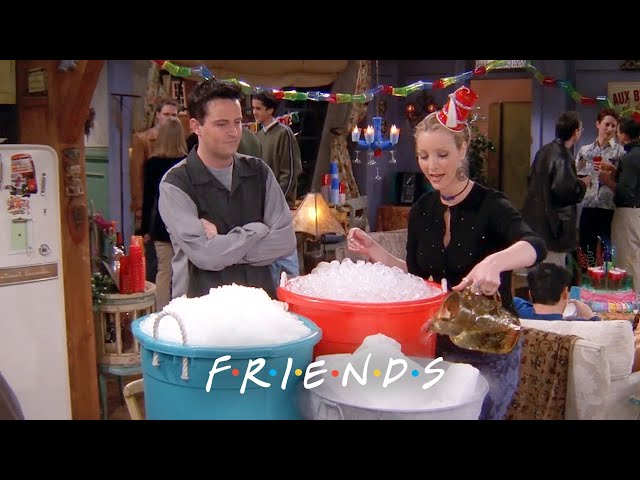 Phoebe Is in Charge of Cups and Ice | Friends class=
