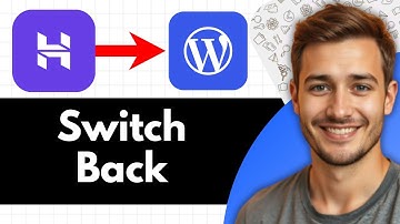 How To Switch From Hostinger Builder Back to Wordpress (2025)