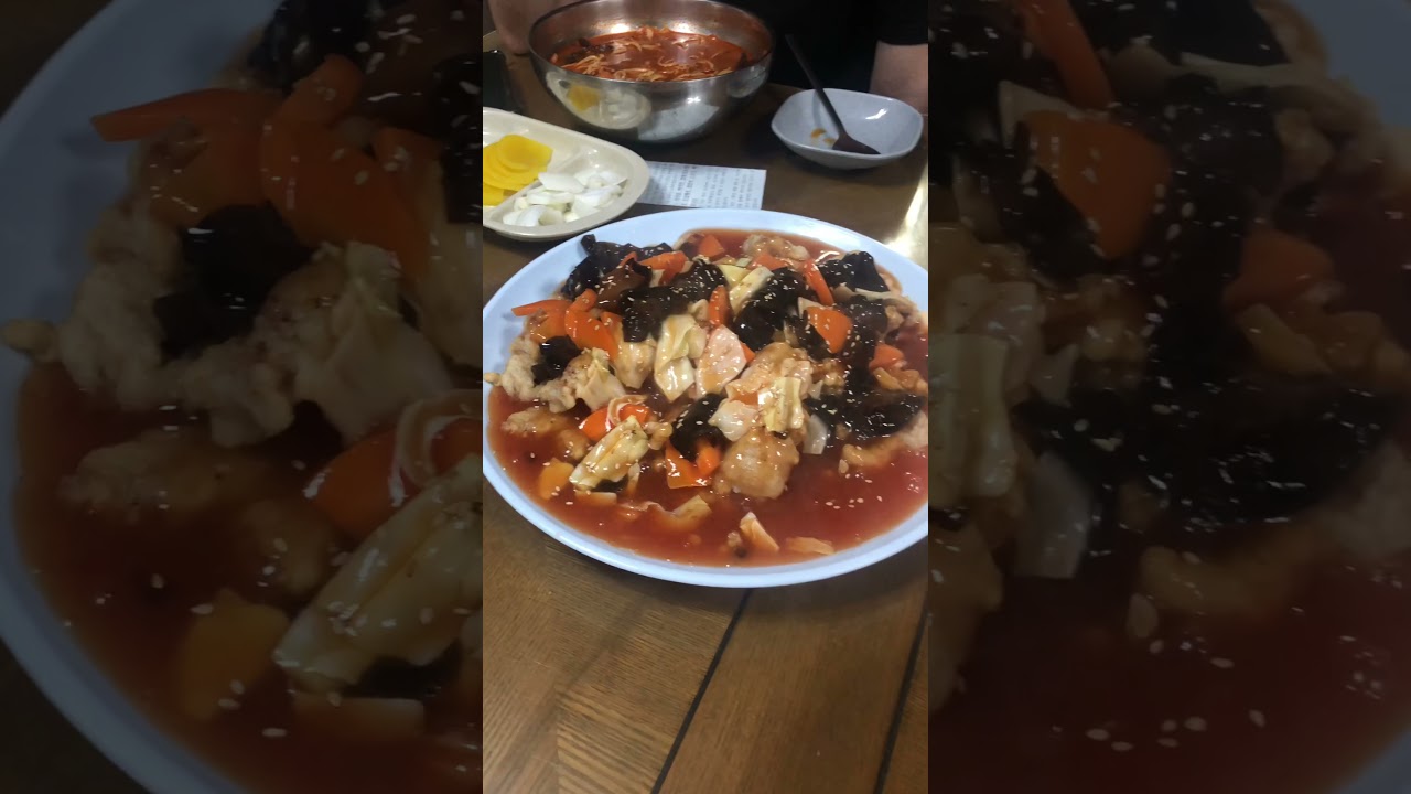 ‘신태루_태안’ 육짬뽕, 탕수육(옛날스타일)