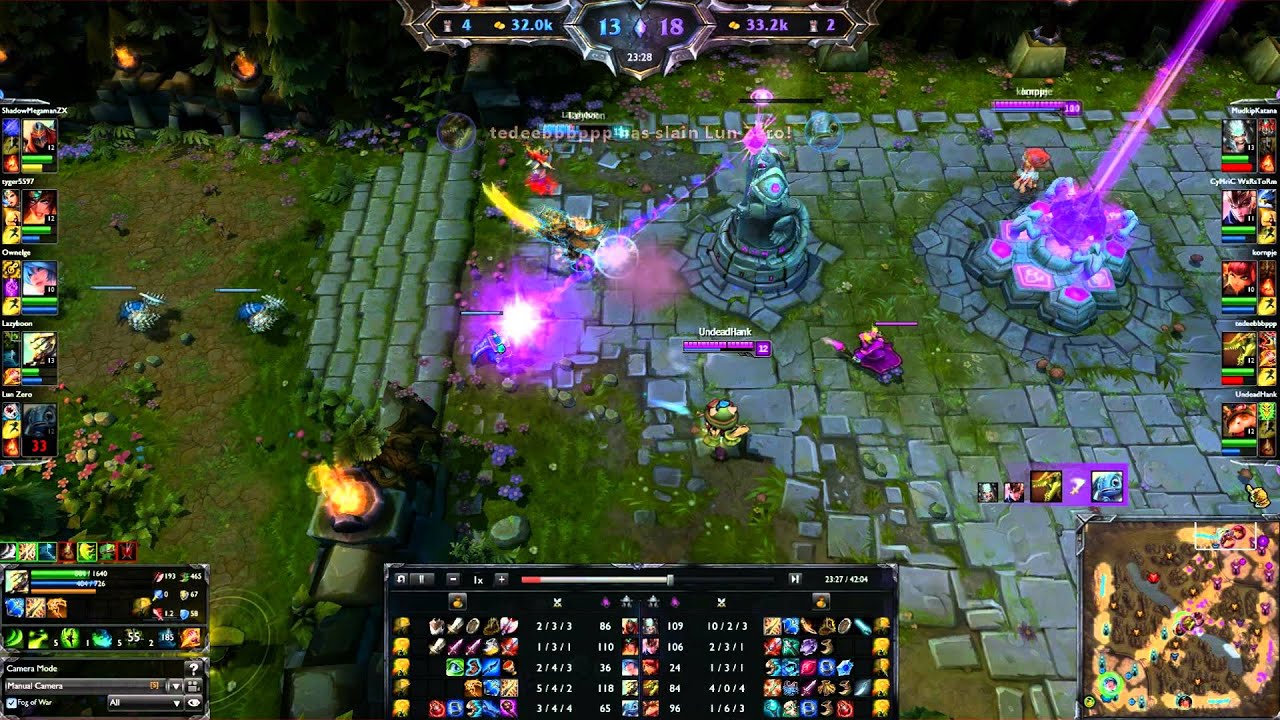 Teemo Blind Saves Turret (League of Legends)