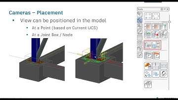 19. Cameras for generating GA drawings and detail nodes in Advance Steel