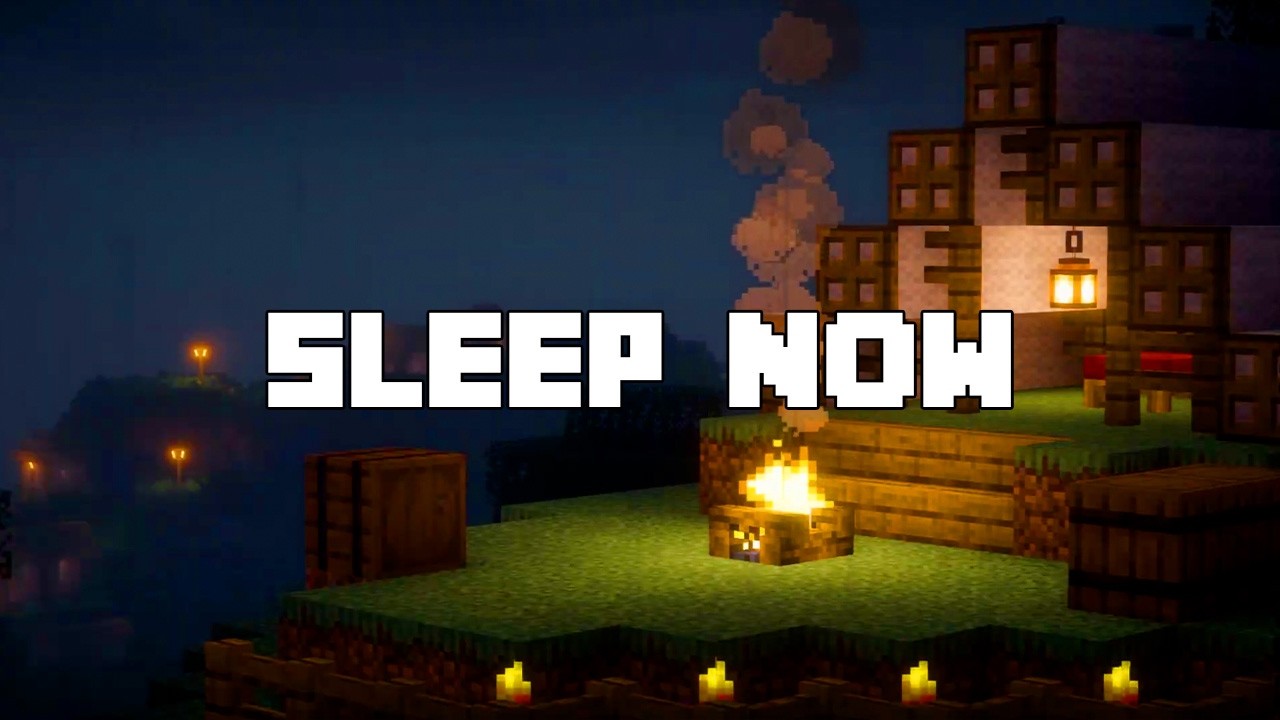 reminder: you need to rest (minecraft music w/rain sounds)