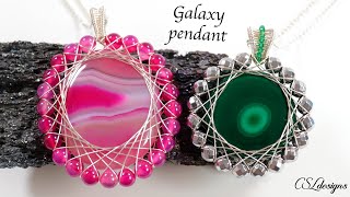 Galaxy wirework cabochon tutorial