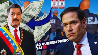 ¡LO QUIEREN PRESO YA! 🔴 DEA ofrece $25 millones por Maduro y Marco Rubio lidera ofensiva de EE.UU.