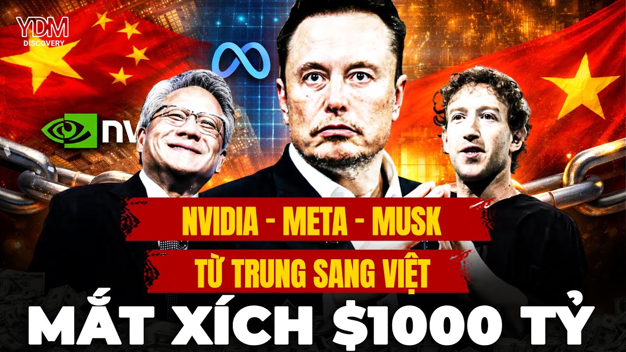 Vì sao Elon Musk, NVIDIA và Meta chọn Việt Nam cho cuộc chiến AGI?