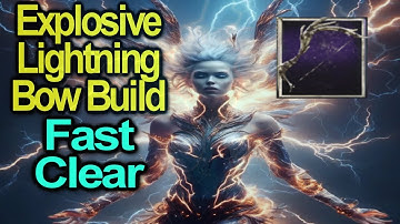 Explosive Lightning Bow Build | Fast Clearing and Focus Sustain | No rest for the wicked