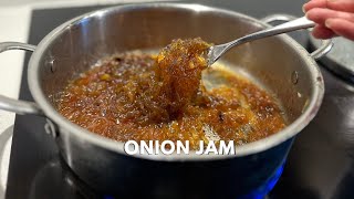 How To Make Onion Jam Recipe | Sweet Onion Jam Perfect For Sandwich Burgers Pizza |Ti's kitchen's
