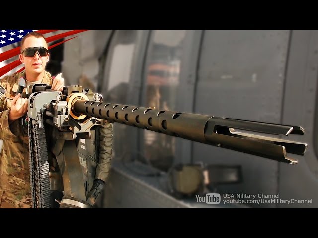 Door Gunners GAU-18 .50 Cal Heavy Machine Gun Live Fire - YouTube