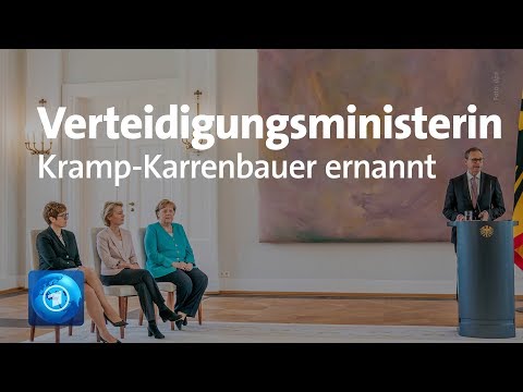Kramp Karrenbauer ist neue Verteidigungsministerin - Statement von AKK zum neuen Amt