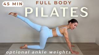 45-Min Full Body Pilates Power Sculpt | Tone, Strengthen & Burn Fat 🔥