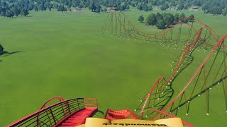 Diamondback Kings Island B&M Hyper Coaster Onride | Planet Coaster 2 (made by Marcus1091) [POV]