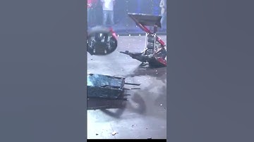 A Robot is only truly knocked-out...  #championship #robots #shorts