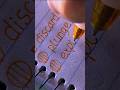 Learn beautiful handwriting, Write Discard #handwriting #shorts