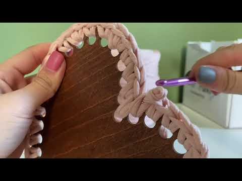 Как да си направим панер “Сърце”?, How to crochet a heart basket? Tutorial by Pillow Point