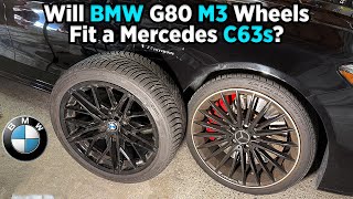 WILL BMW G80 M3 WHEELS FIT A MERCEDES C63s? Tested & Explained