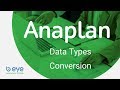 Anaplan Tips & Tricks: Data Types Conversion